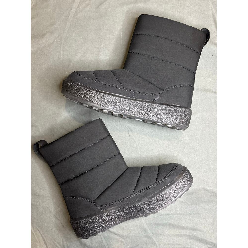 Madewell Women’s Size 7 Black Puffer Winter Snow Boots Quilted Lug Sole NWOT - Picture 5 of 6